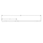1971-1974 Pontiac Grandville 4 door hardtop roof rail weatherstrip seals, pair