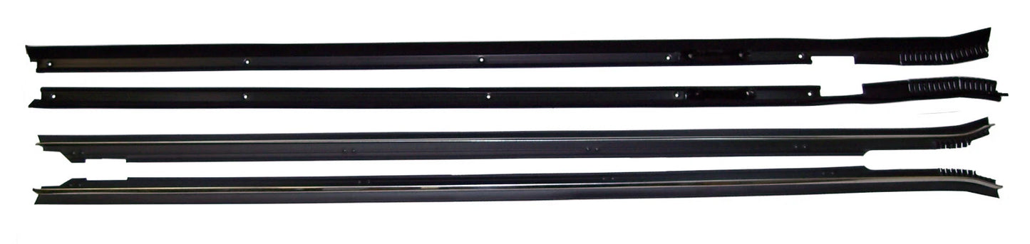 1977-79 Cadillac Deville 2 door belt line molding, window sweep seals