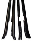 1977-79 Cadillac Deville 2 door belt line molding, window sweep seals