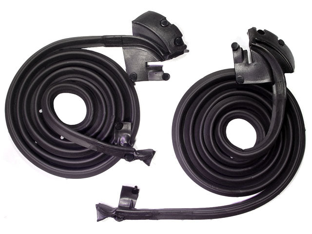 Pair Of Weatherstrip Door Seals For 1969-1972 GM A-Body (Chevelle, Skylark, Cutlass 2-Door)