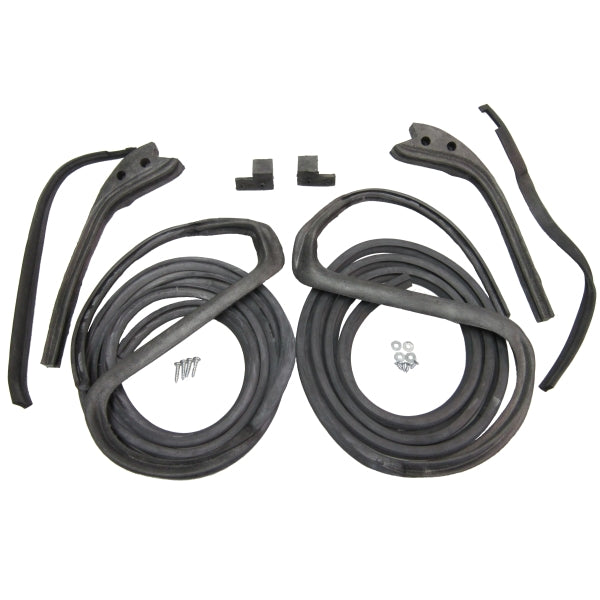 Carpenter 1956 Ford 2 Door Sedan Post Door Seals – Rubber Weatherstripping – B6A-7020530-PR USA