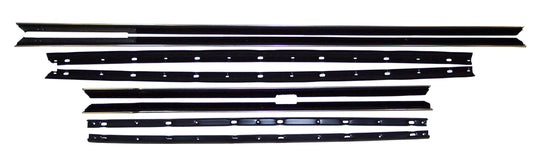 1965-1966 FORD GALAXIE 2 DR HARDTOP & FASTBACK WINDOW SWEEP SET 8PCS