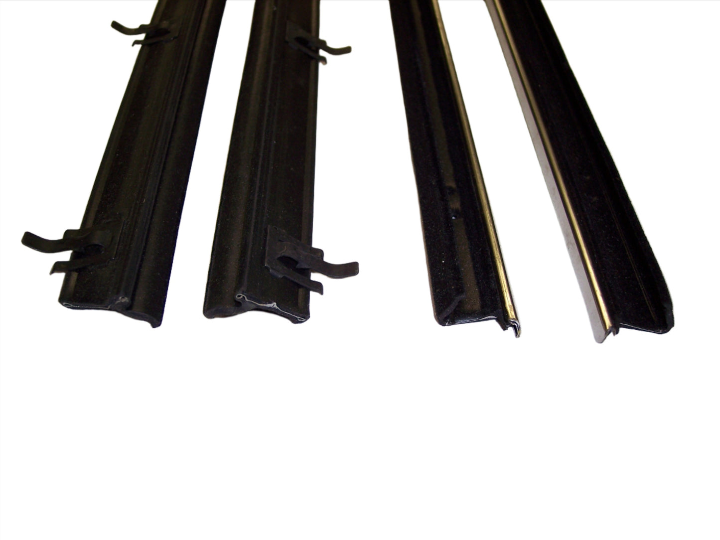 1978-1983 FORD FAIRMONT, FUTURA & MERCURY ZEPHYR 2 DR FASTBACK WINDOW SWEEP SET 4PCS