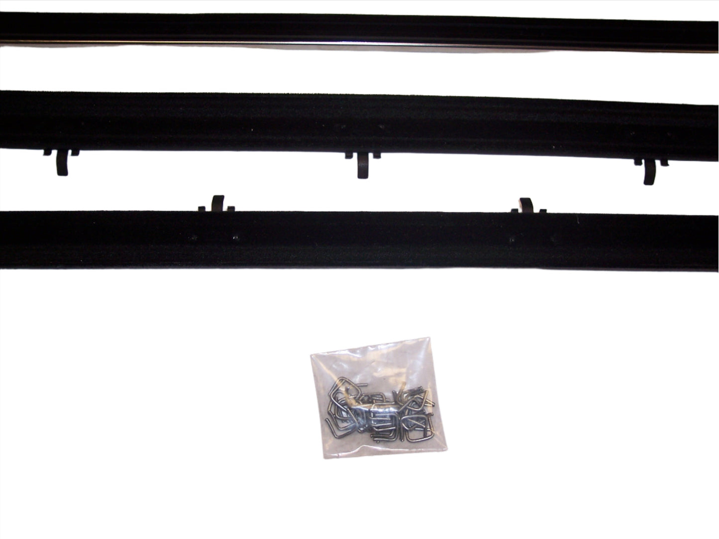 1978-1983 FORD FAIRMONT 2 DR FASTBACK WITHOUT SAIL MIRROR WINDOW SWEEP SET 4PCS