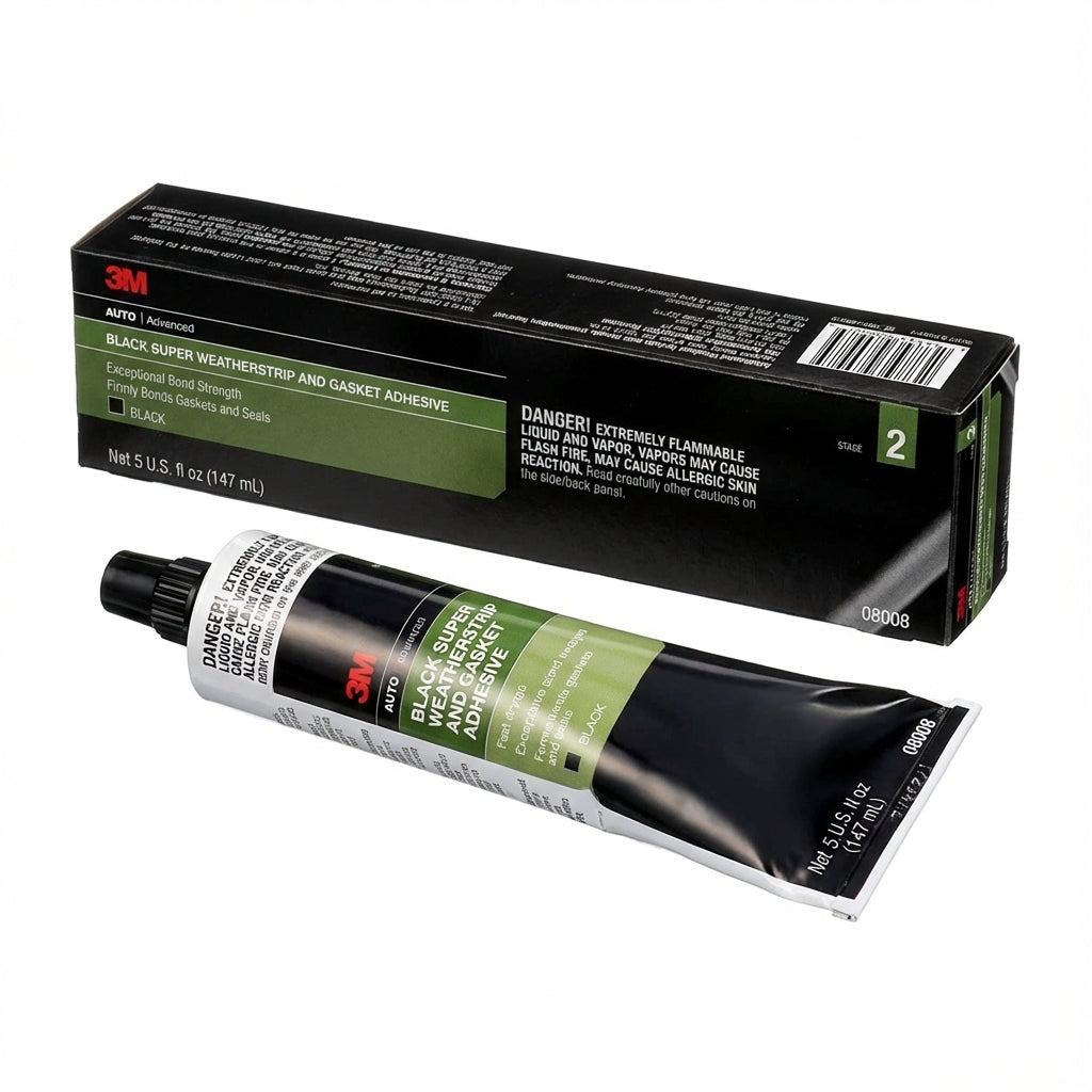 3M Black Weatherstrip and Gasket Adhesive #08008 5 fl oz; GL 11