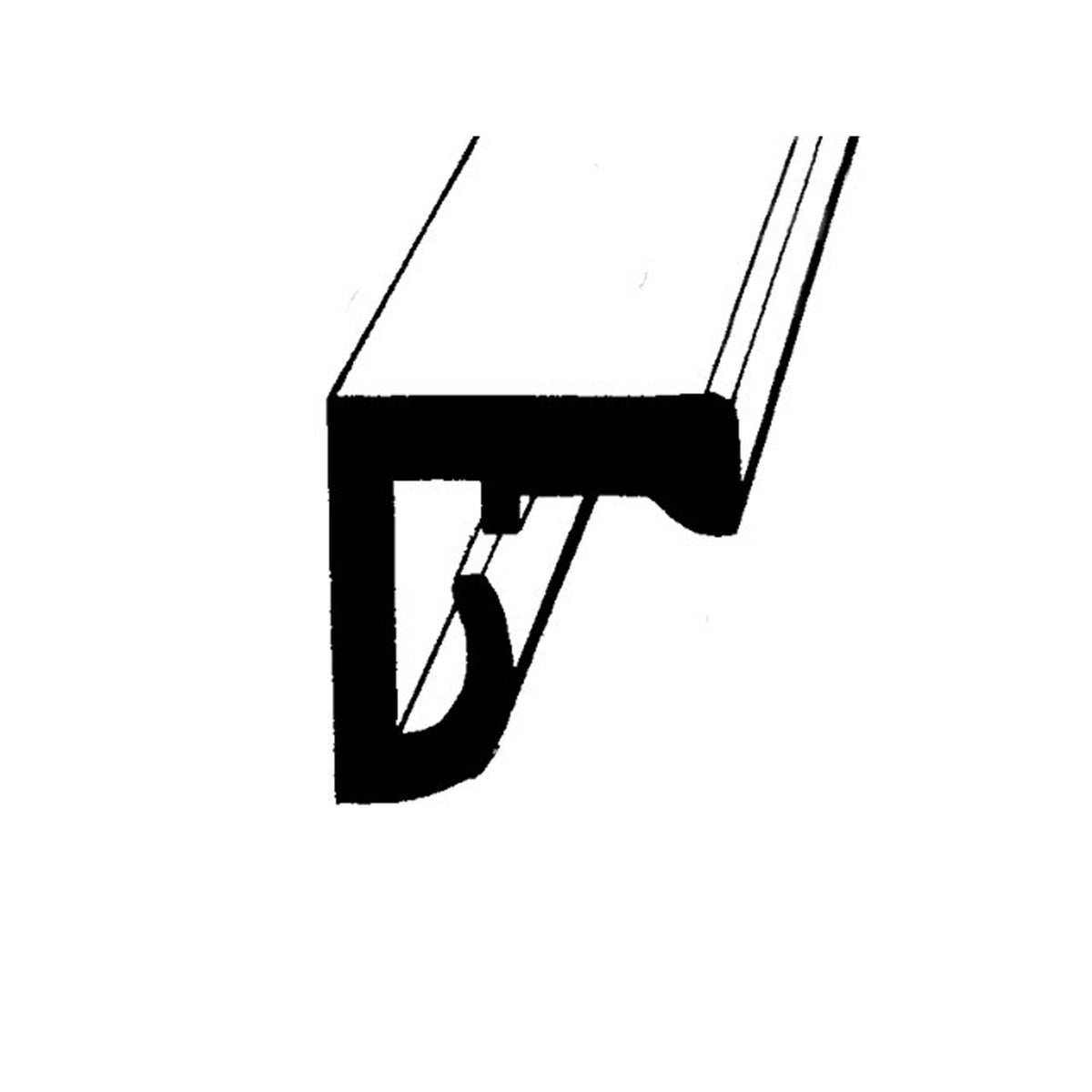 Convertible Top Rail Seal; LP 110-C