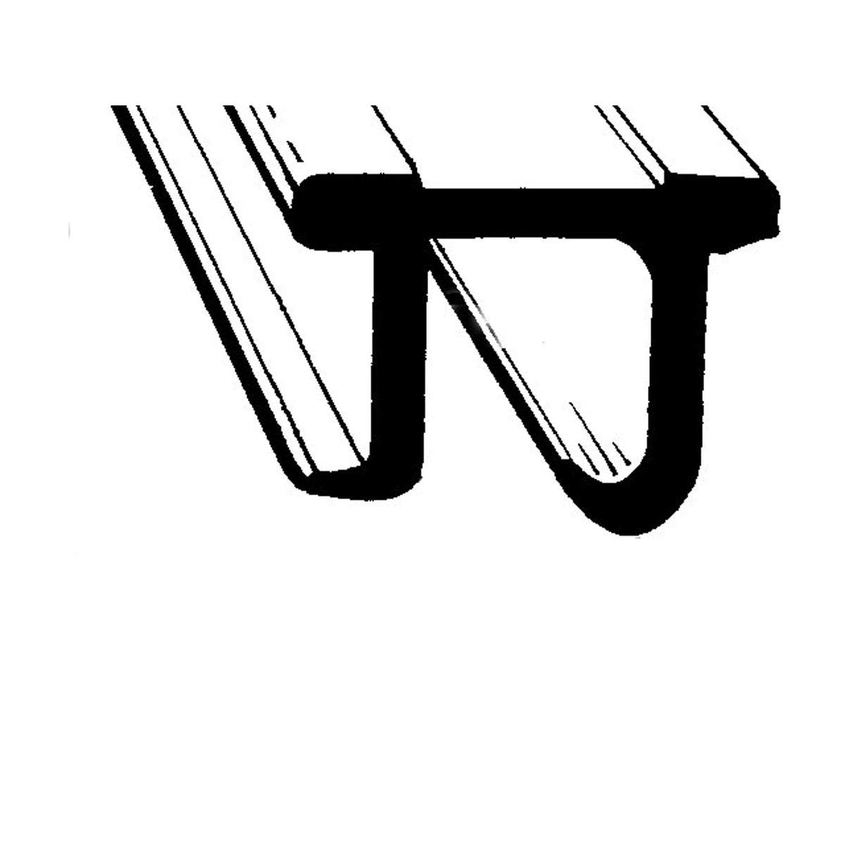 Rear Roof Rail Seal; LP 110-U