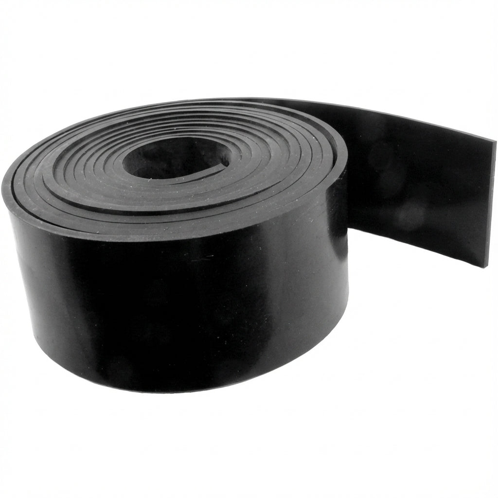 Gas Tank Strap Cushion 1/8" Thickness, 2" W X 9' L, Flat-Style Rubber; RP 25-B
