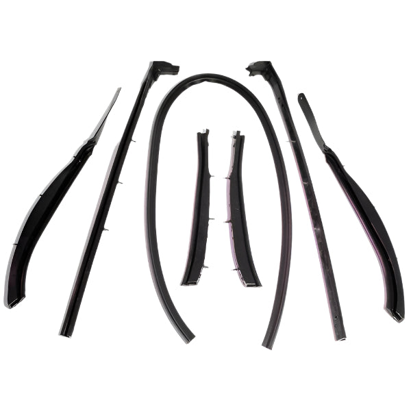 1959-1960 GM 'C' BODY ROOF RAIL SEAL SET, 7PCS