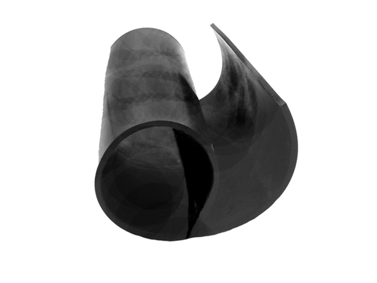 Solid Rubber Sheet 5" Wide, 7" Length, 1/8" Thick; S 18-0507