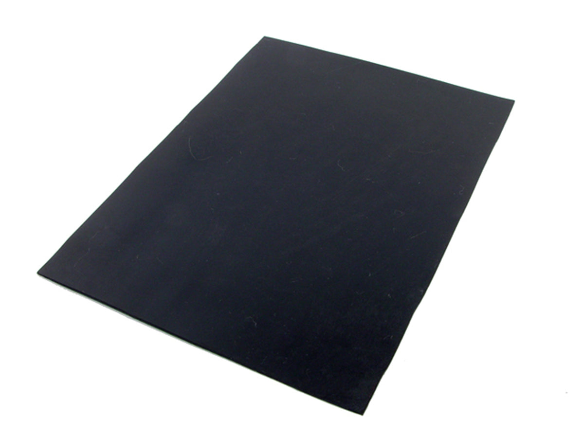 Solid Rubber Sheet 5" Wide, 7" Length, 1/32" Thick; S 32-0507