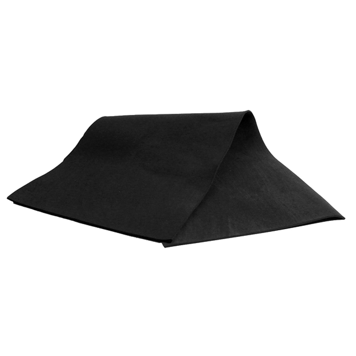Closed Cell Sponge Rubber Sheet Dark Gray, 10" W X 28" L X 1/8" Thick SR 18-1028