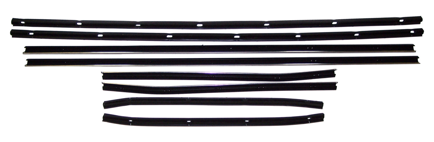 1970-1971 FORD TORINO 2 DR FASTBACK WINDOW SWEEP SET 8PCS