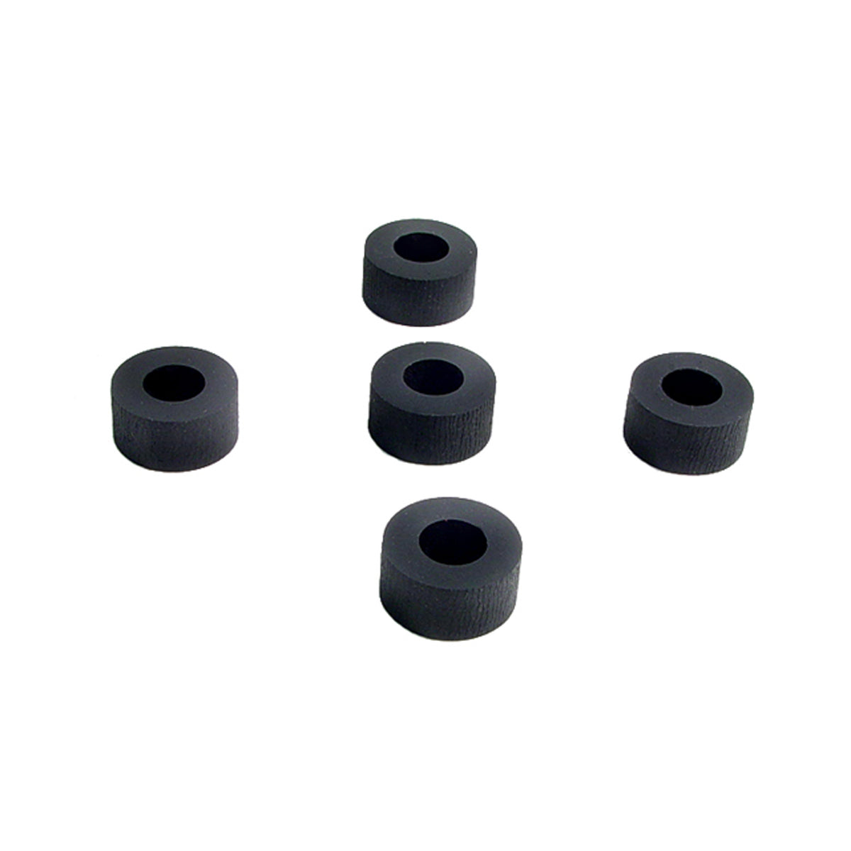 Flat Rubber Washers 3/8" I.D, 3/4" O.D, 3/8" thick, 5-Piece; UW 55