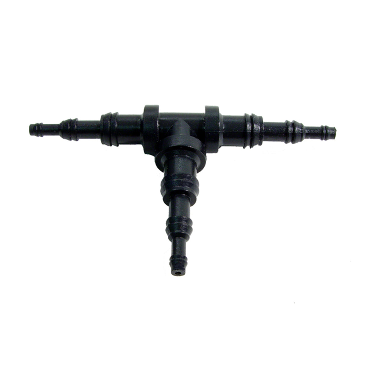 3-Way Vacuum Connector 1/8", 1/4" and 3/8" Black; VH 114