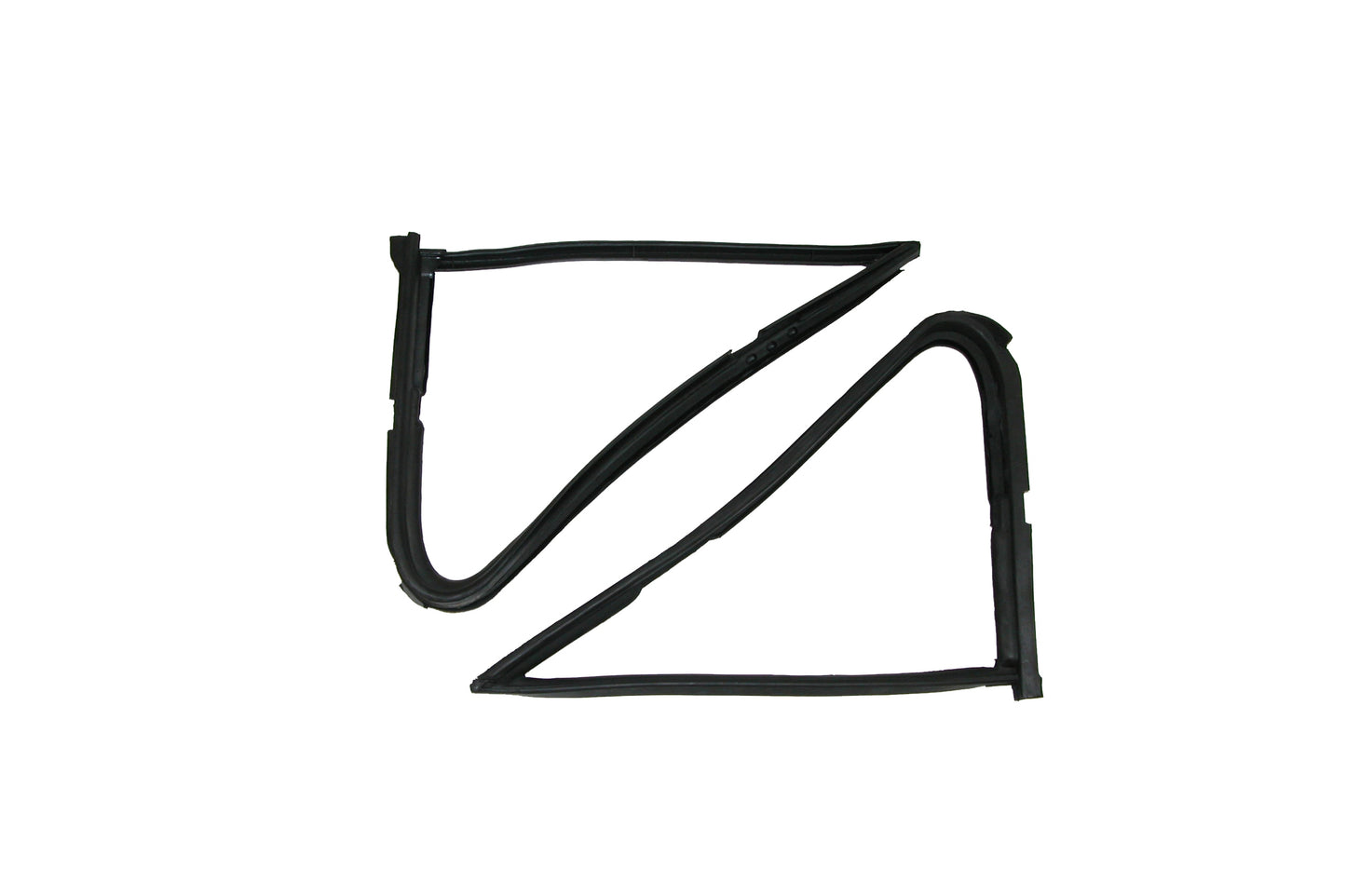 1980-1986 Ford Bronco, F150, F250 & F350 vent window weatherstrip seals, pair