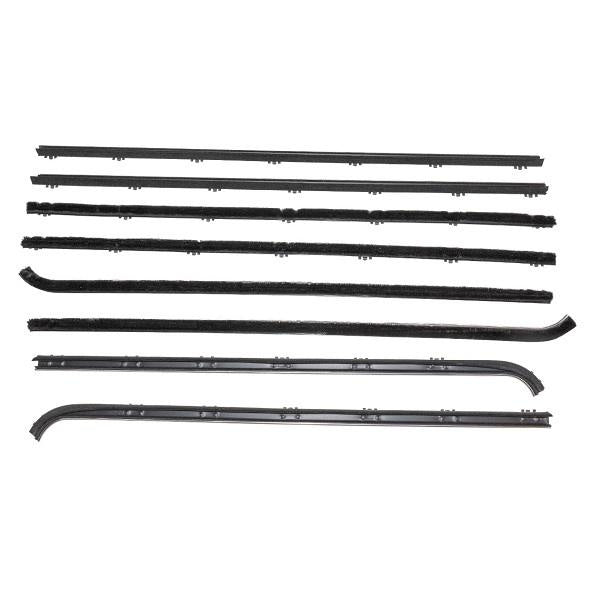 Window Sweeper kit. Fits 68-70 Dodge Coronet 2 Door Hardtop . 8 pc