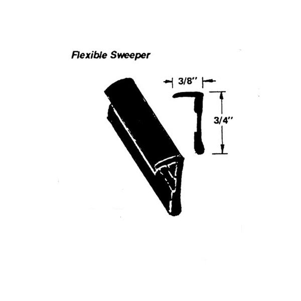 Flexible Sweeper For Ford 300 1963, Club 1961, Club Wagon 1962-1964; WC 23-/FT