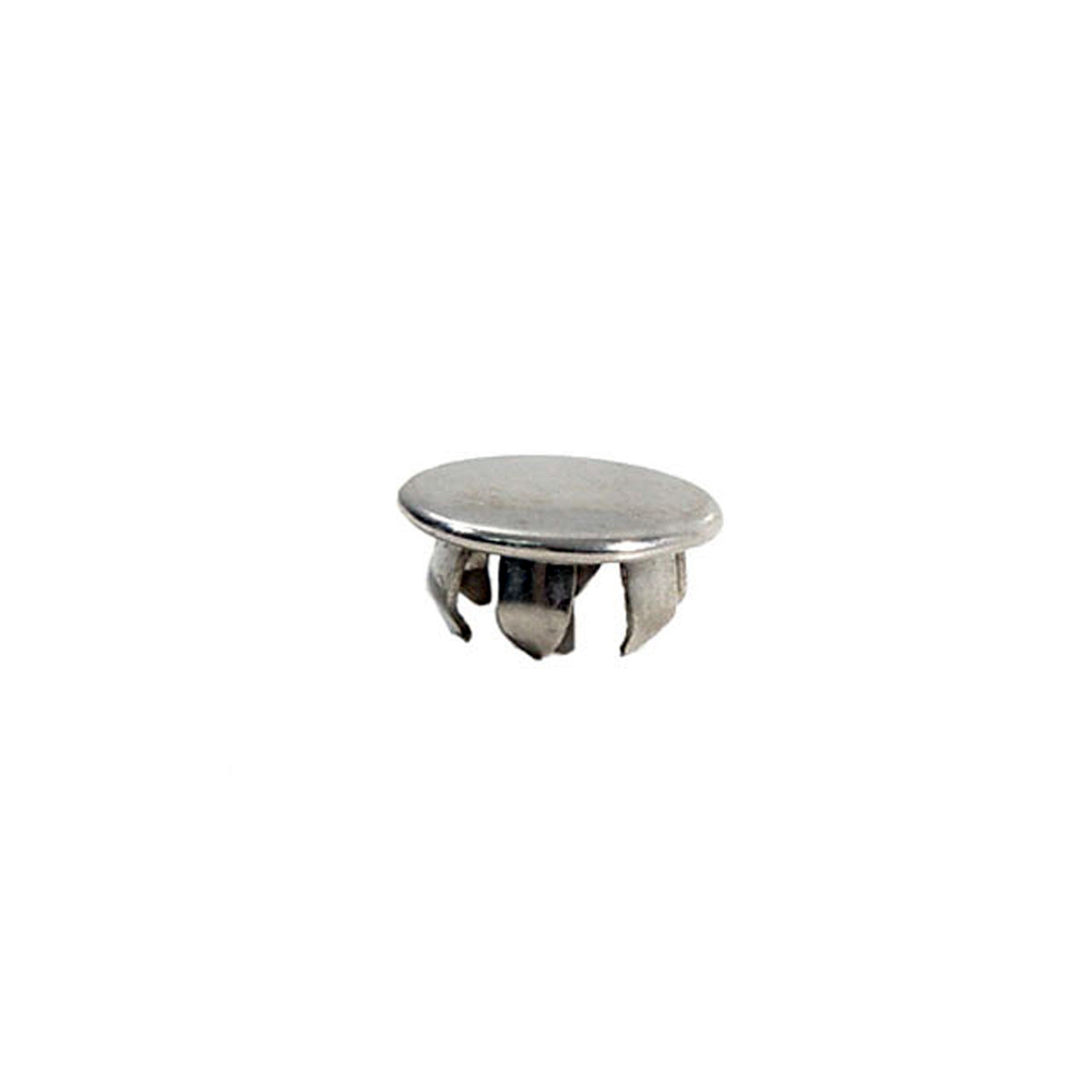 Chrome Plug Button 3/8" Hole Sz, .037"-.078" Max Working Thickness; WF 1000-B