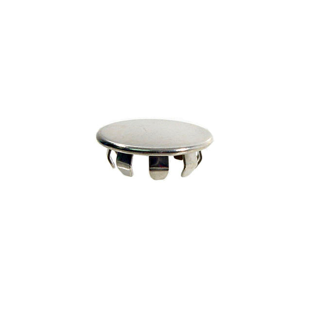 Chrome Plug Button 5/8" Hole Sz, .062"-.078" Max Working Thickness; WF 1000-E