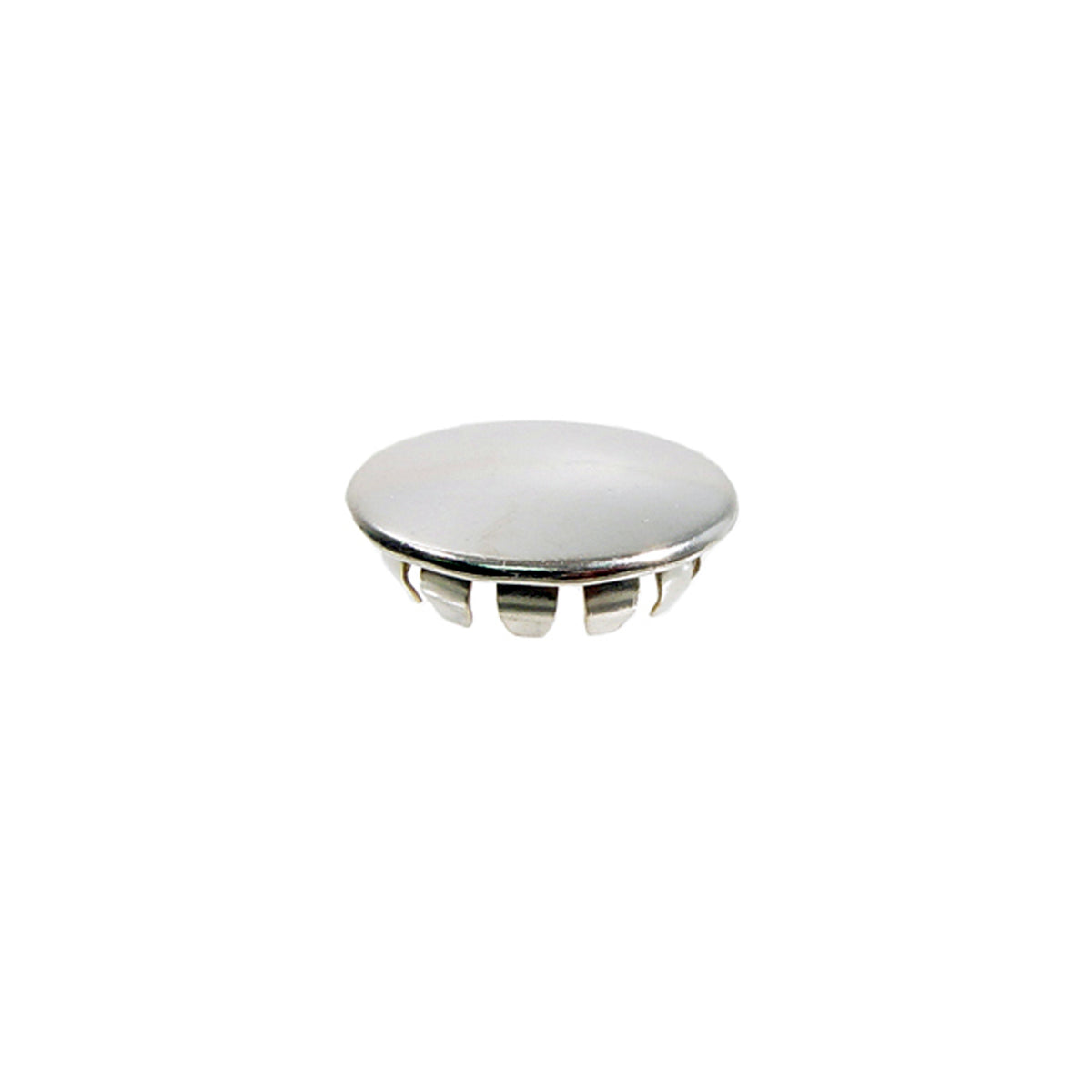 Chrome Plug Button 3/4" Hole Sz, .037"-.093" Max Working Thickness; WF 1000-F