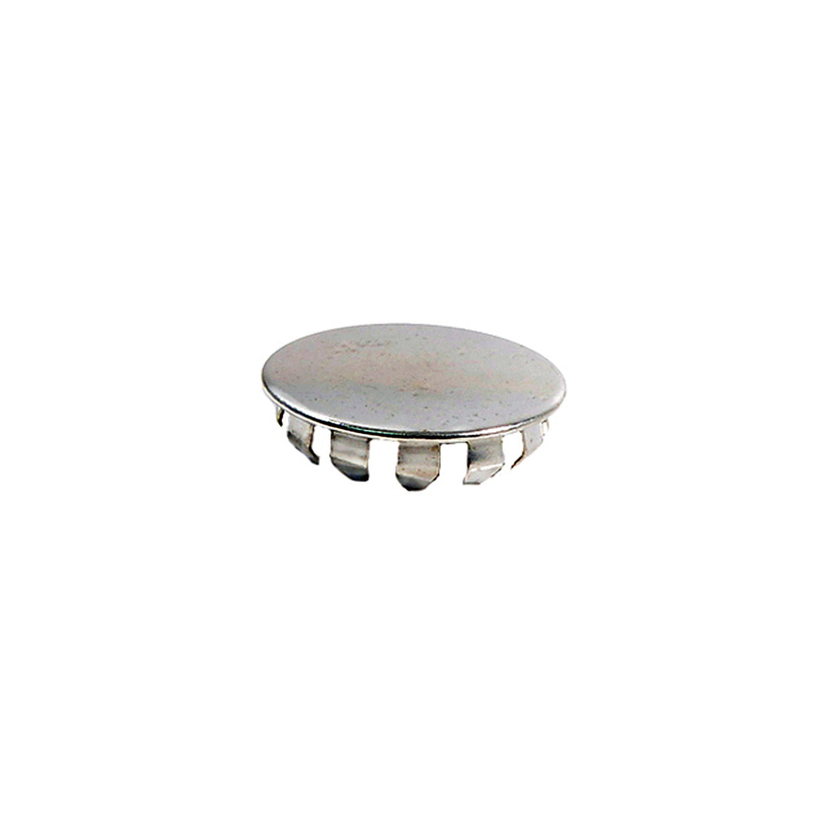 Chrome Plug Button 1" hole Sz, .062"-.093" Max Working Thickness; WF 1000-H