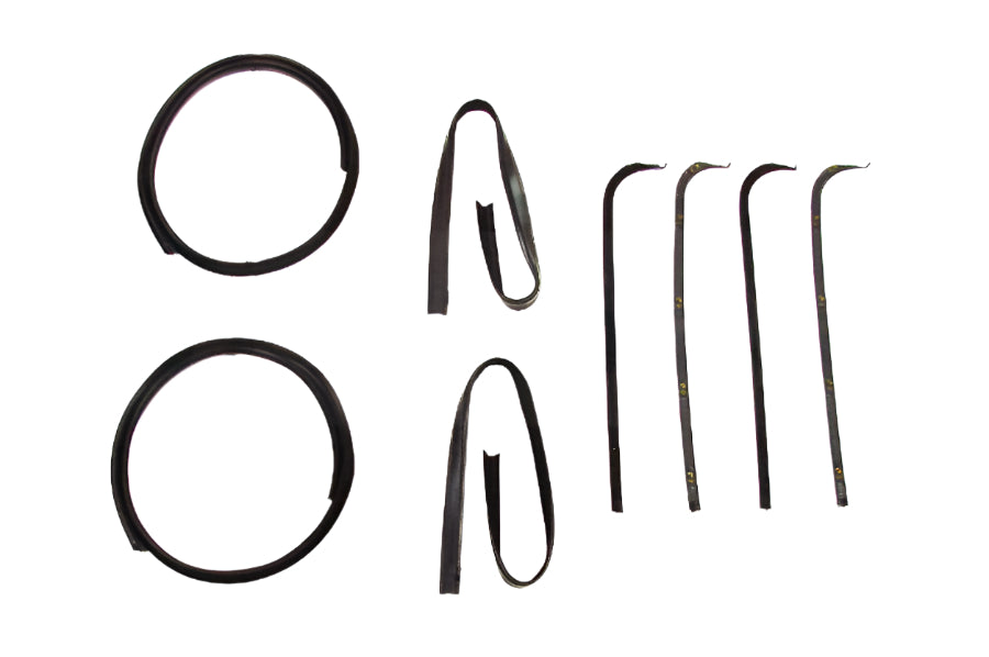 1967-1970 Ford F100, F250, F350 belt line window sweep seals & window channels