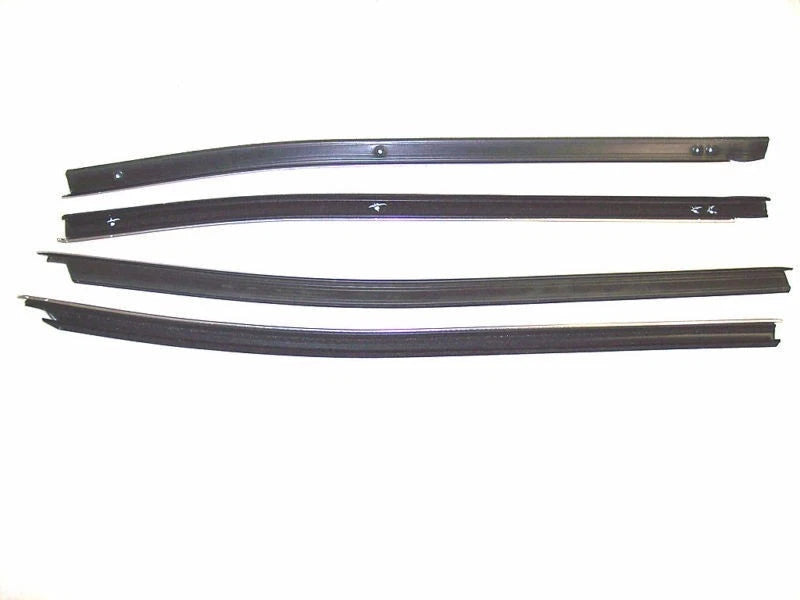1967-1968 Chevrolet Impala convertible window sweeps, belt line molding