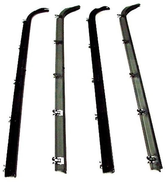 1983-1990 Ford Ranger Bronco II window sweep seals belt line molding, with vents