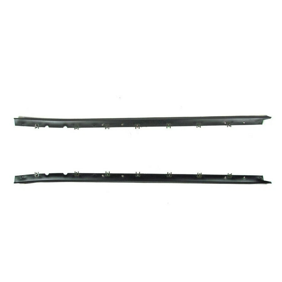 1984-1996 Chevrolet Corvette outer belt line molding, window sweep seals, pair