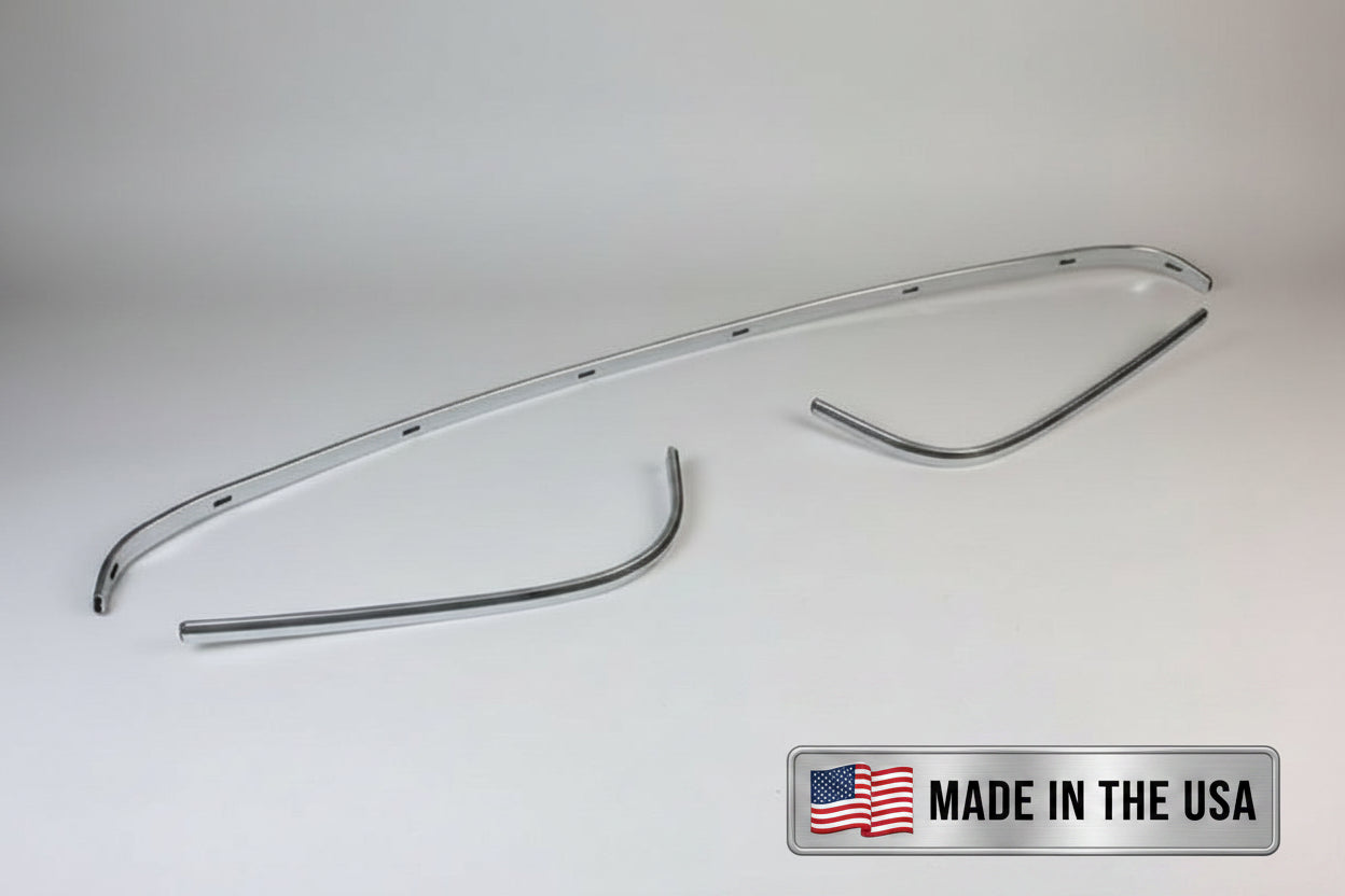 1966 Ford Mustang convertible rear tacking rail.