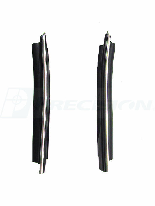 1978-1987 EL CAMINO & CABALLERO REAR QUARTER WINDOW OUTER WINDOW SWEEP SET, 2 PIECES