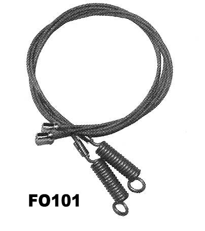 1965-1968 full size Ford and Mercury convertible top hold down tension cables, pair.