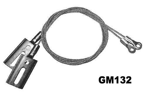 1961-1964 Buick, Oldsmobile and Cadillac 'C' & 'E' body cars convertible top side tension hold down tension cables, pair.