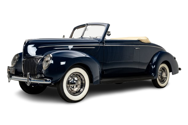 1939 FORD DELUXE COUPE (2 DOOR, 2 SEATER W/RUMBLE SEAT) Convertible Vinyl Top, Vinyl Window & Pads