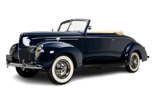 1939 FORD DELUXE COUPE (2 DOOR, 2 SEATER W/RUMBLE SEAT) Convertible Vinyl Top, Vinyl Window & Pads