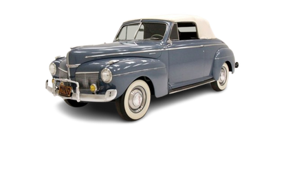 1941 MERCURY EIGHT CLUB Convertible Vinyl Top, Vinyl Window & Pads