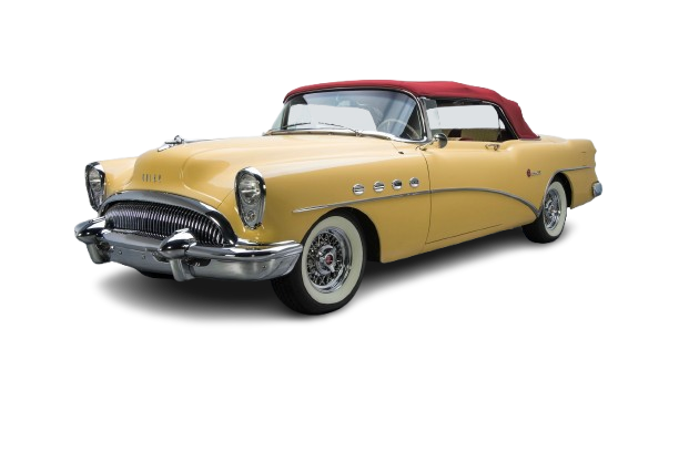 1954-56 56C SUPER & 76C ROADMASTER Convertible Vinyl Top, Vinyl Window & Pads
