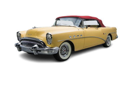 1954-56 56C SUPER & 76C ROADMASTER Convertible Vinyl Top, Vinyl Window & Pads