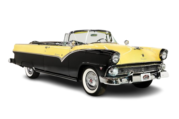 1955-56 FORD FAIRLANE, SUNLINER Convertible Vinyl Top, Vinyl Window & Pads