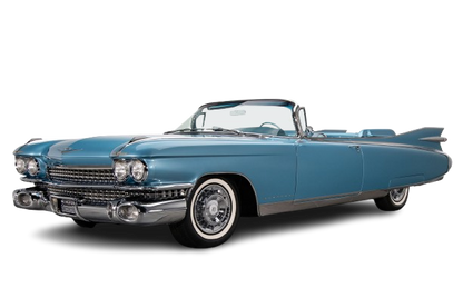 1959-60 CADILLAC SERIES 62 & ELDORADO Convertible Vinyl Top, Vinyl Window & Pads