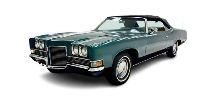 1971-75 PONTIAC CATALINA, GRANDVILLE & BONNEVILLE Convertible Vinyl Top, Vinyl Window & Pads