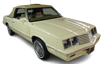 1982-83 DODGE 400 Convertible Vinyl Top, Vinyl Window & Pads