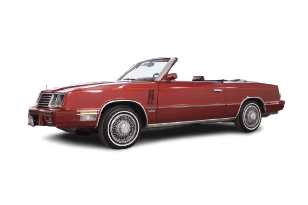 1984-86 DODGE 600 Convertible Vinyl Top, Vinyl Window & Pads
