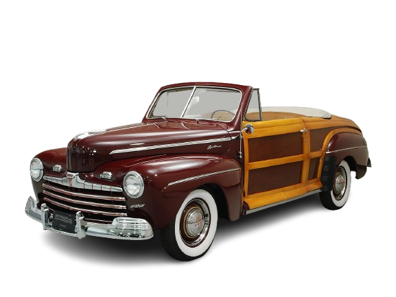 1946-48 FORD SUPER DELUXE COUPE, SUPER DELUXE SPORTSMAN COUPE Convertible Vinyl Top, Vinyl Window & Pads