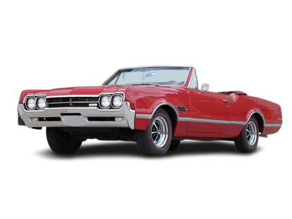 1966-67 OLDSMOBILE CUTLASS, F-85 & 442 Convertible Vinyl Top, Vinyl Window & Pads