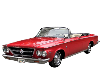1963-64 300 & NEWPORT Convertible Vinyl Top, Vinyl Window & Pads