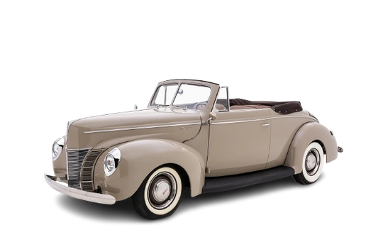 1940 FORD DELUXE CONVERTIBLE COUPE Convertible Vinyl Top, Vinyl Window & Pads