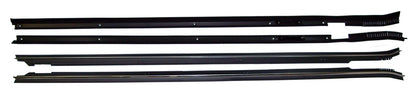 1977-79 Cadillac Deville 2 door belt line molding, window sweep seals