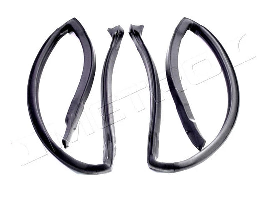 1980-1985 Cadillac Seville new rear door roof rail weatherstrip seals, pair